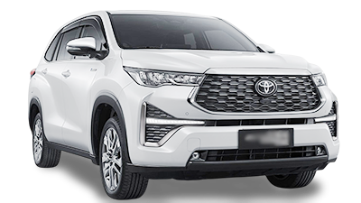 White Innova Crysta taxi