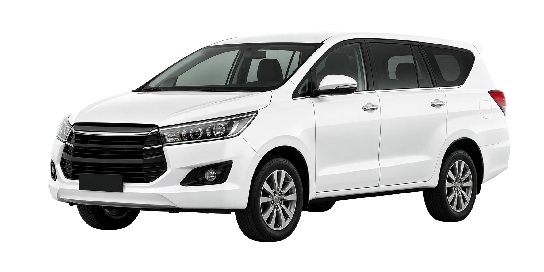 Selected white taxi